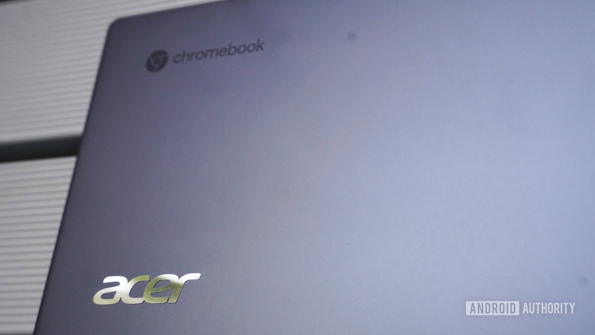 The Acer Chromebook Spin 713 case view showing Acer branding.