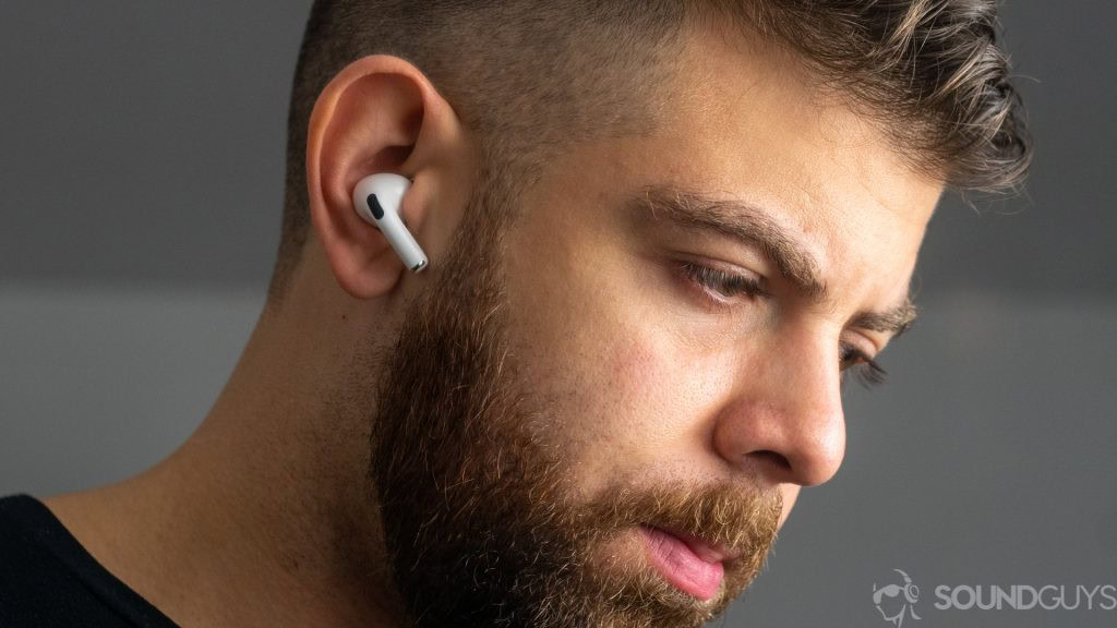 A man wearing AirPods Pro in ear