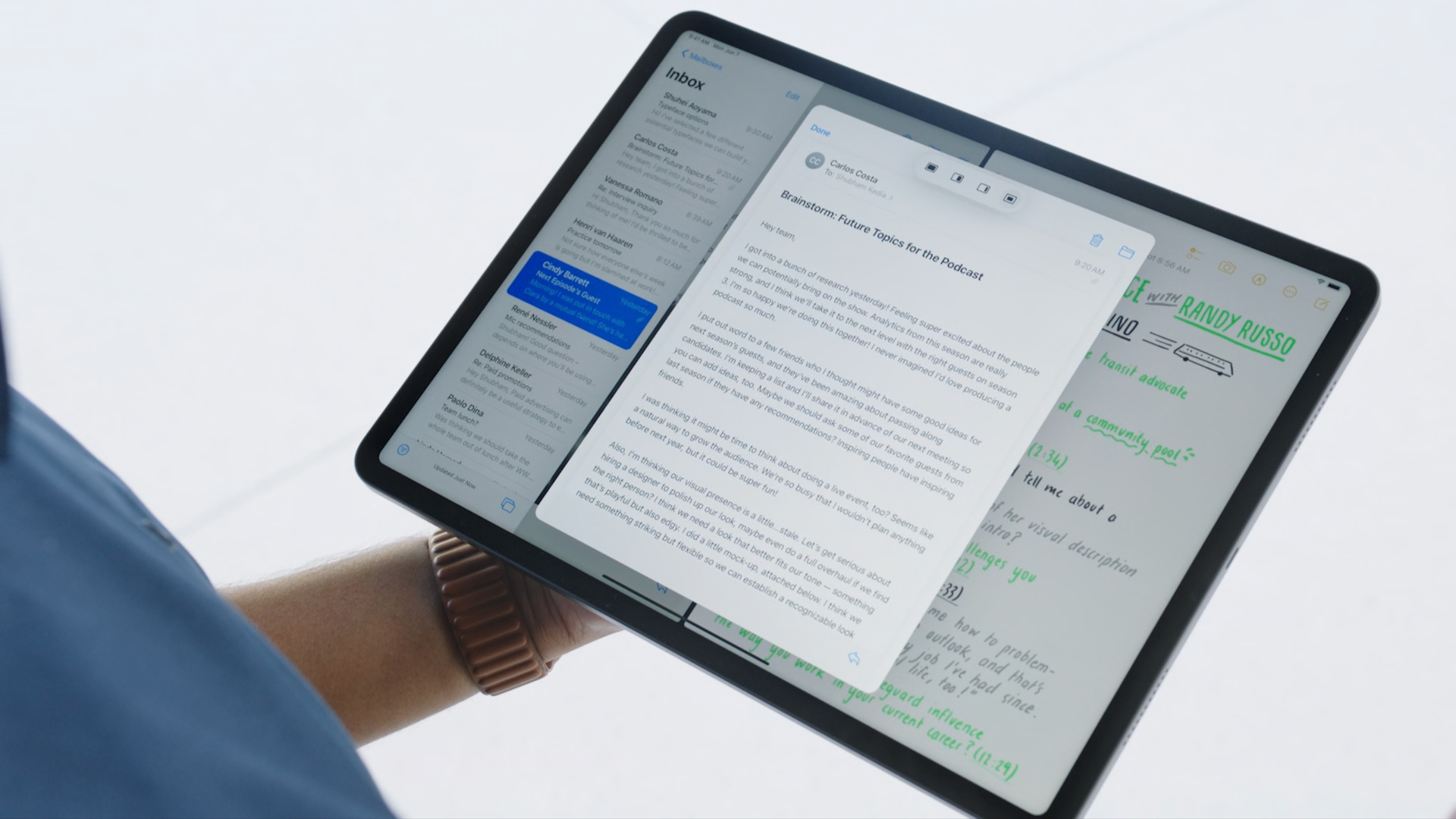 Apple iPadOS 15 multitasking