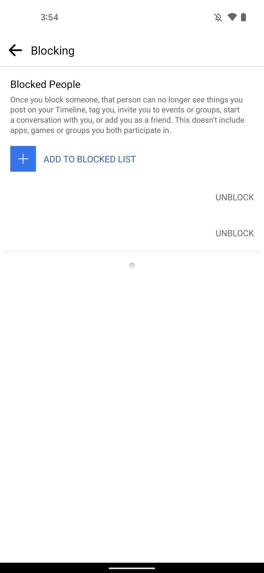 Заблокировать кого-либо в приложении Facebook 3