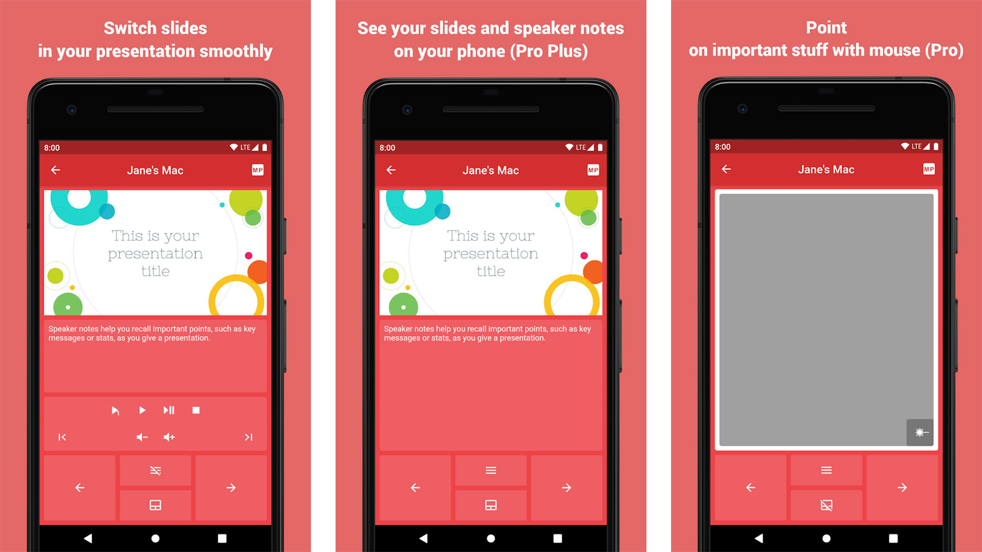 presentation notes app android