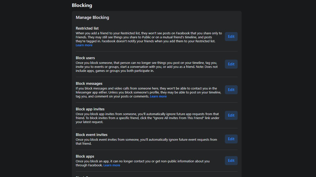 How to block someone on Facebook 3