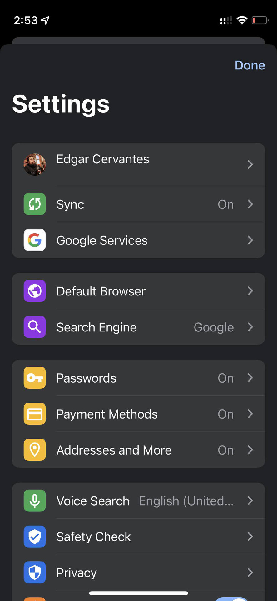 How to set Google as your homepage on Chrome for iOS 2