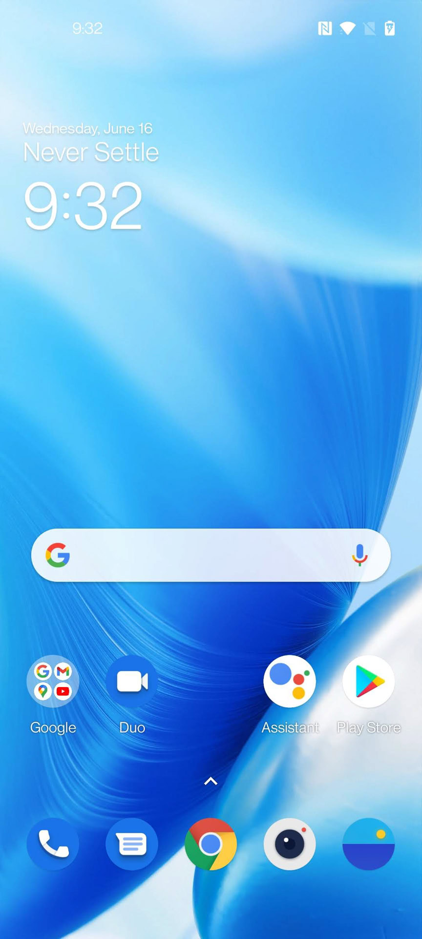 OnePlus Nord N200 5G home screen