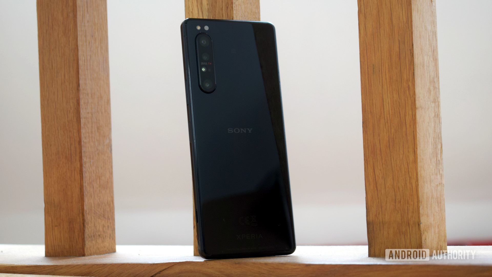 The Sony Xperia 1 II rear view with camera.