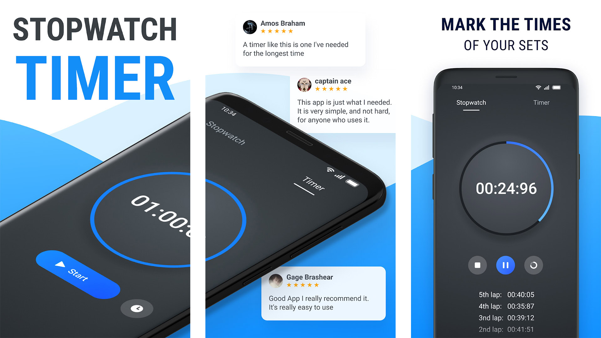 Multi Stopwatch & Timer::Appstore for Android