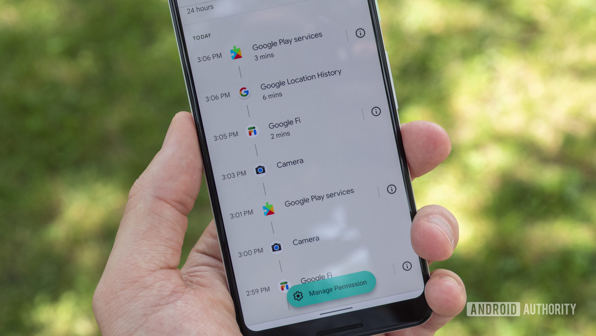 android 12 beta 2 privacy dashboard location usage permission history