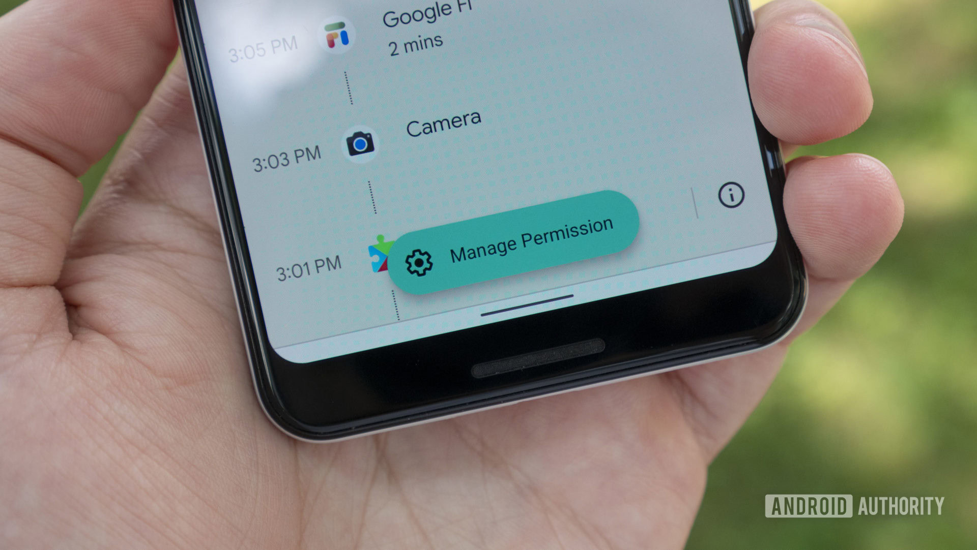 android 12 beta 2 privacy dashboard manage permission