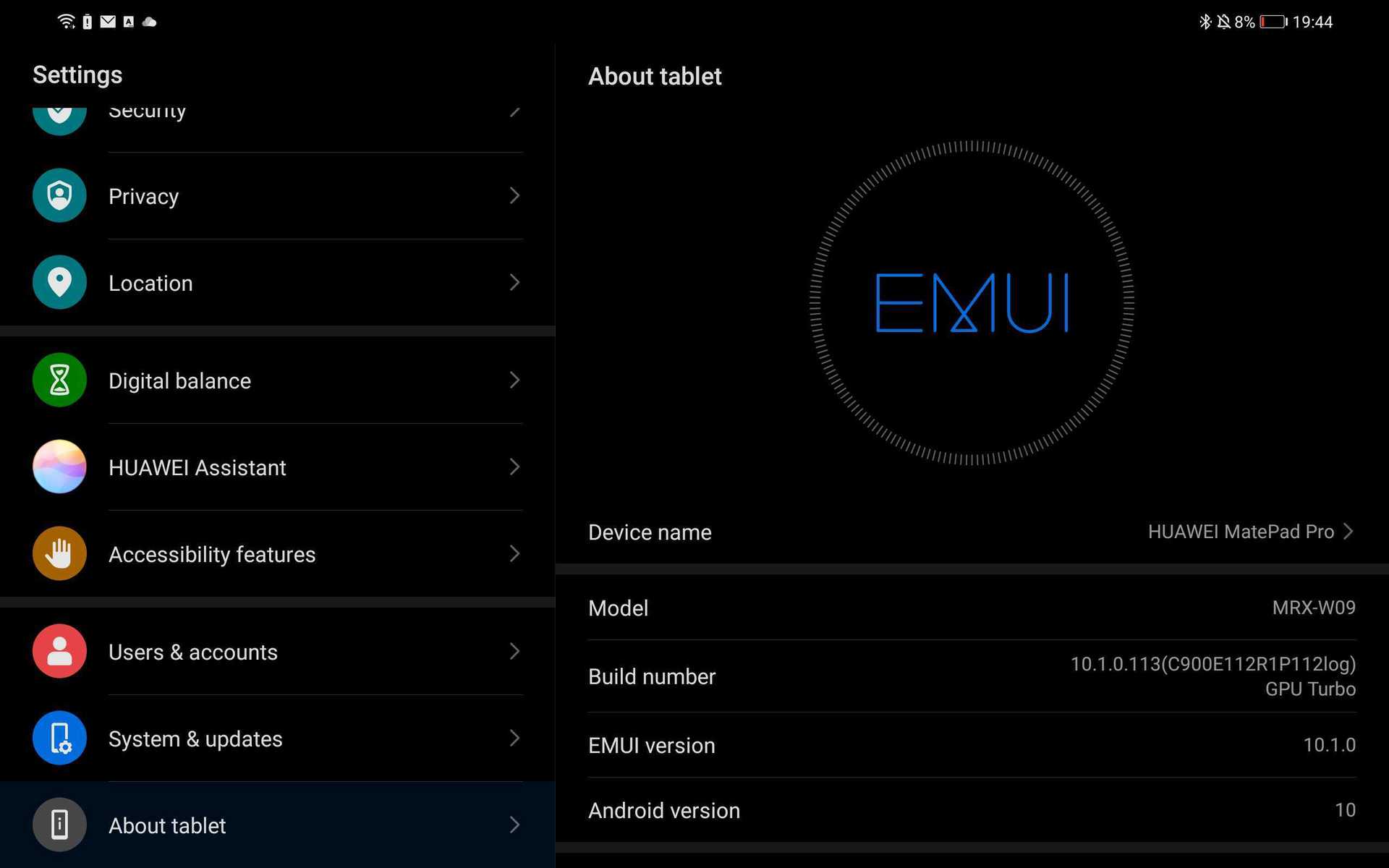 emui vs harmony os screenshot settings example 1