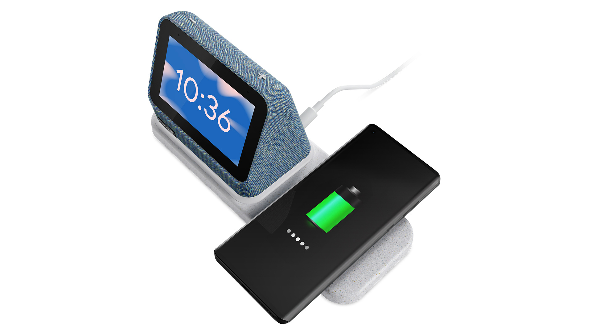 lenovo smart clock 2 wireless phone charging