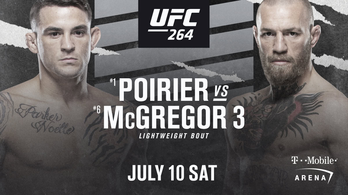 3 mcgregor vs poirier UFC 264