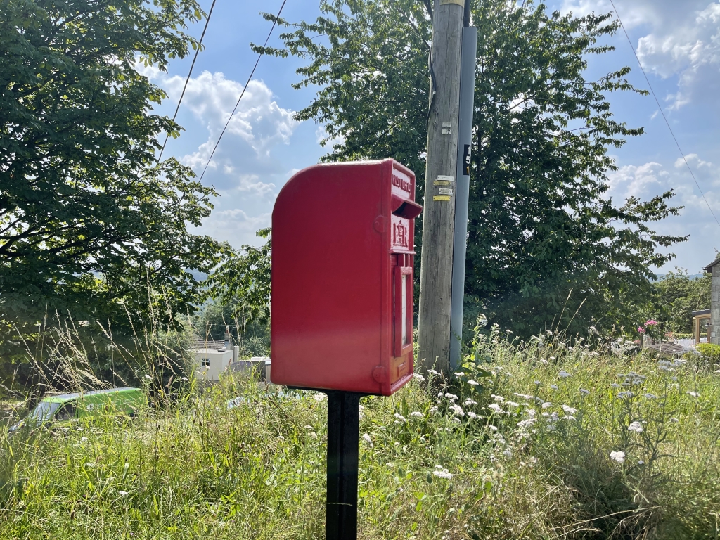 HDR picture of red letterbox Apple iPhone 12 Pro Max