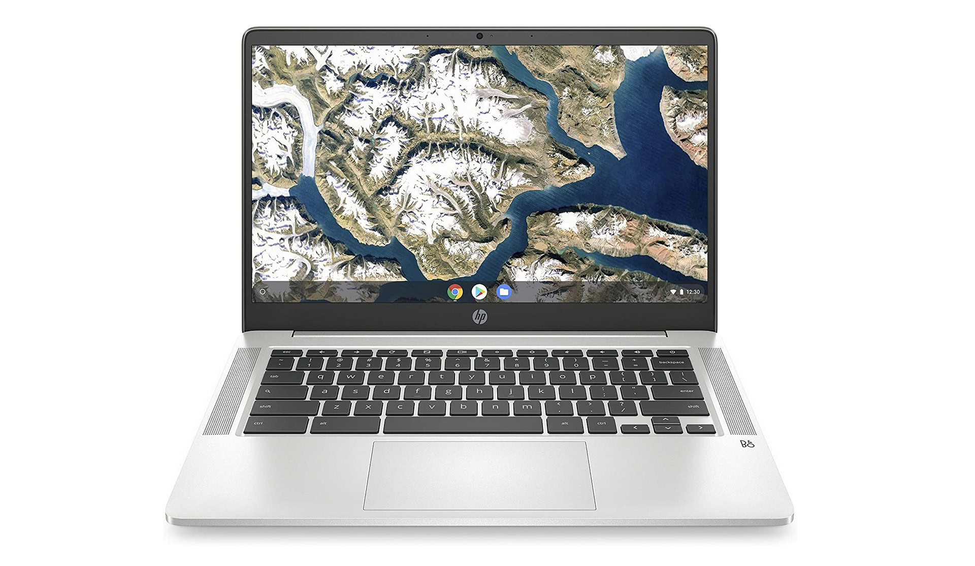HP Chromebook 14 inch on a white background