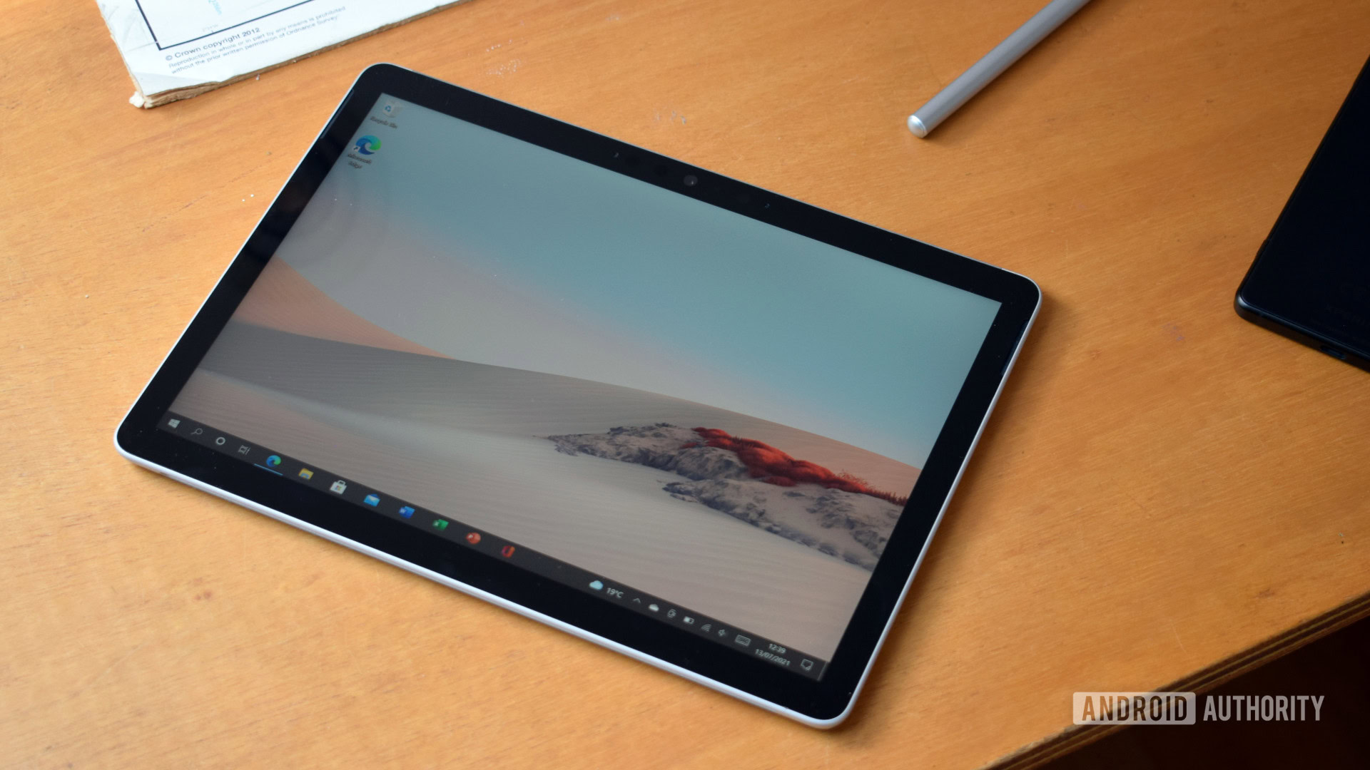 Microsoft Surface Go 2 on table