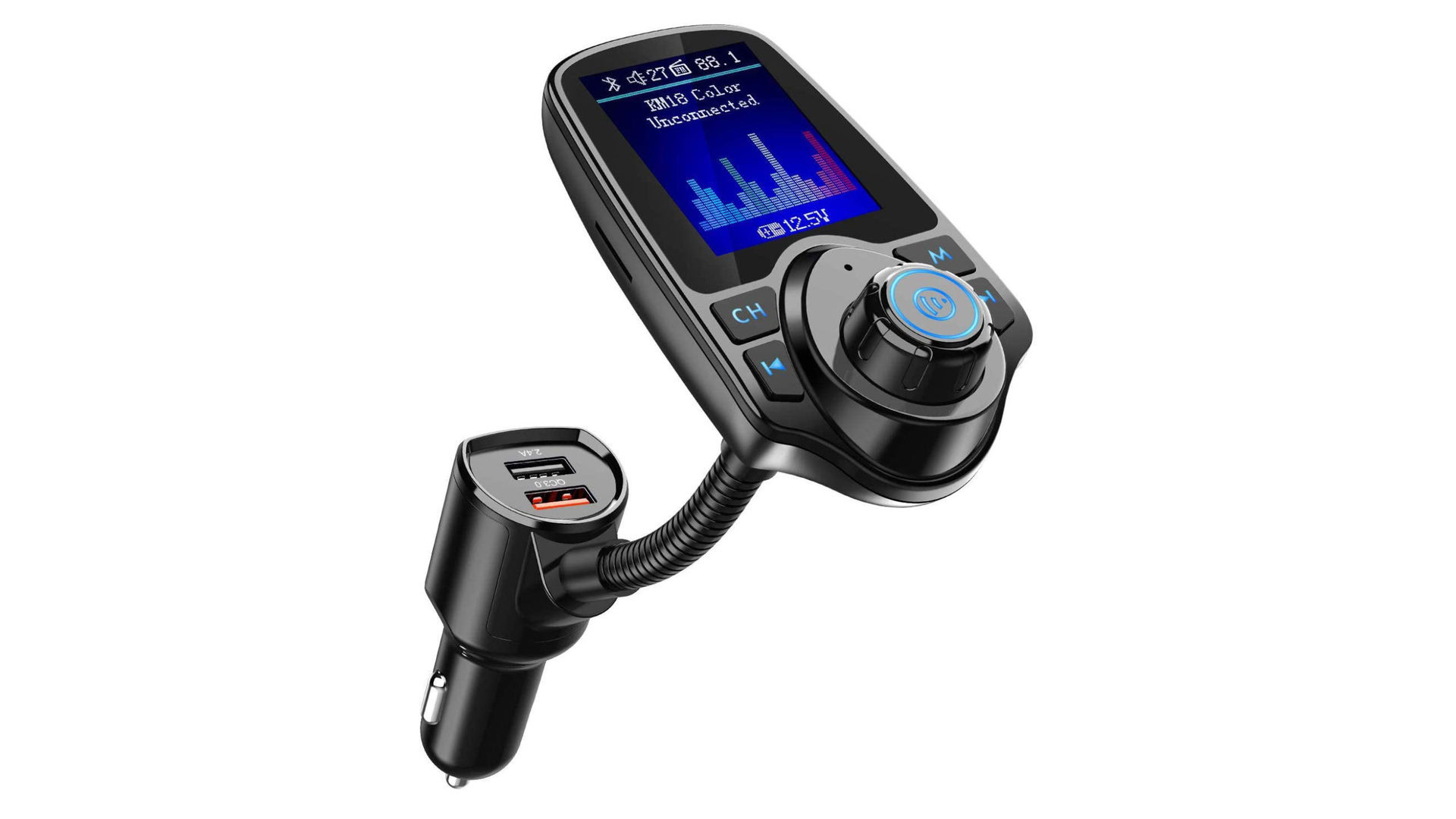 Nulaxy KM18 Color FM Transmitter