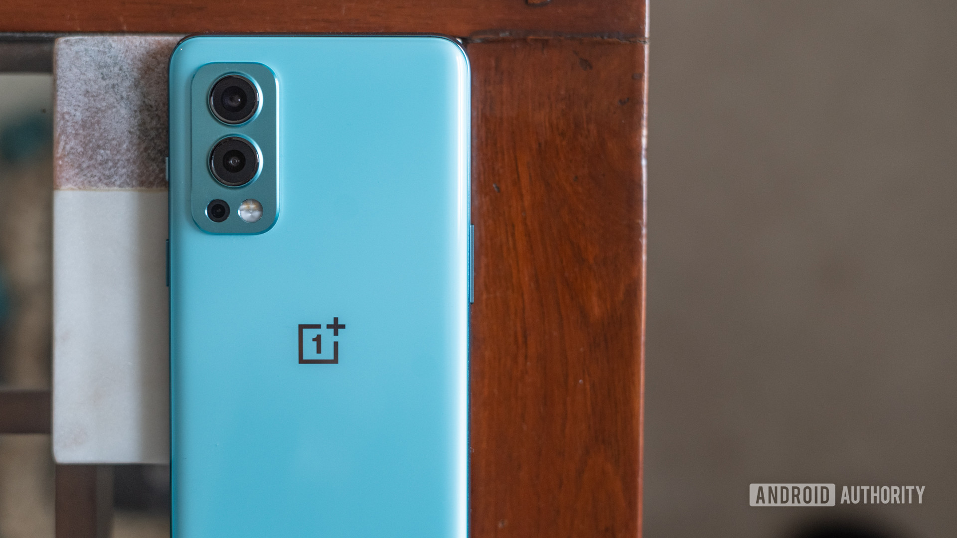 OnePlus Nord 2 close up on camera module.