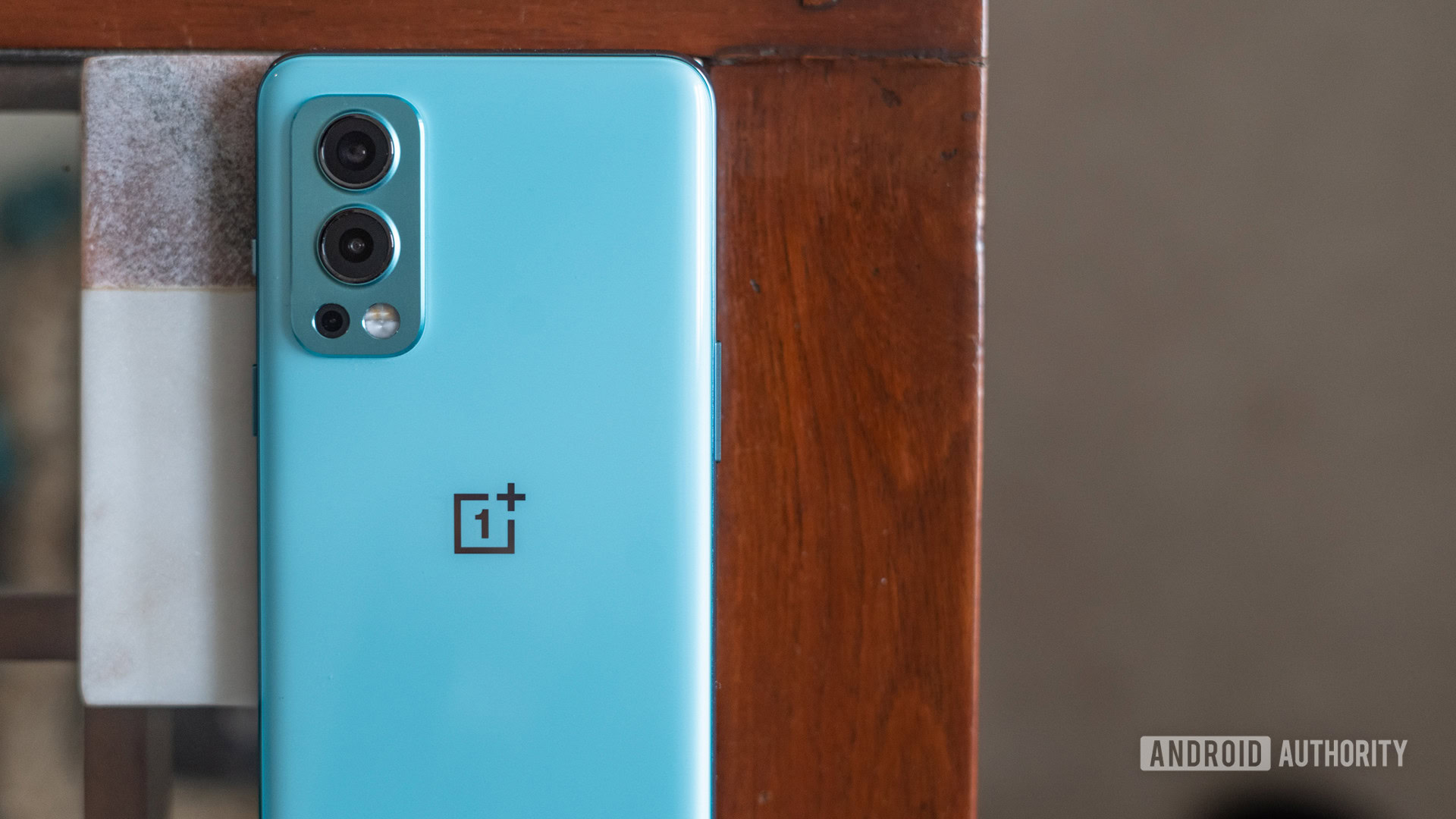 OnePlus Nord 2 close up on camera module.