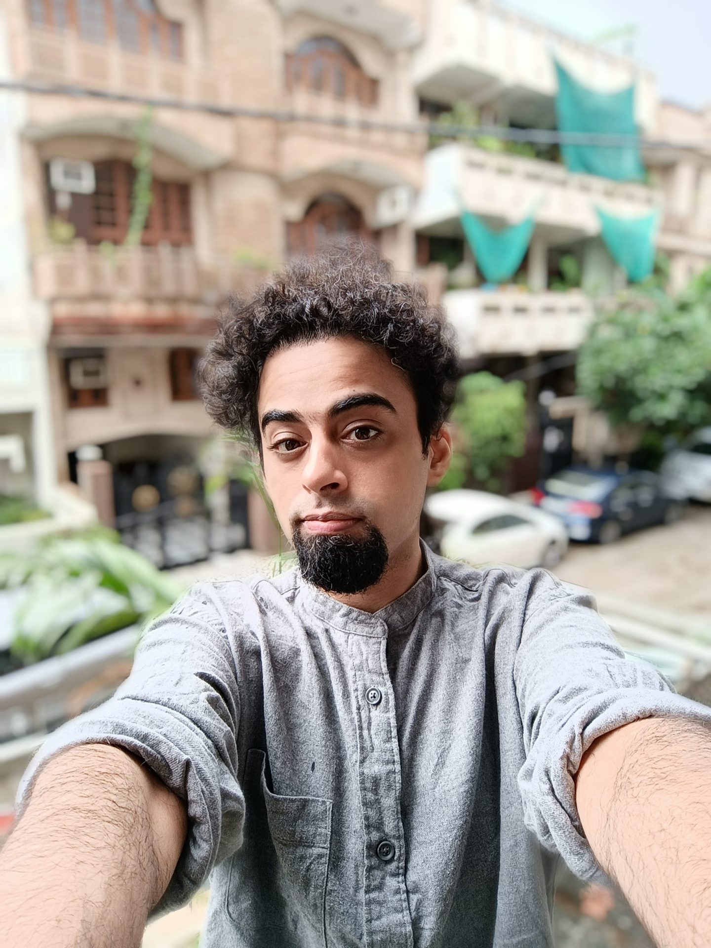 front facing camera in portrait mode shot by poco f3 gt