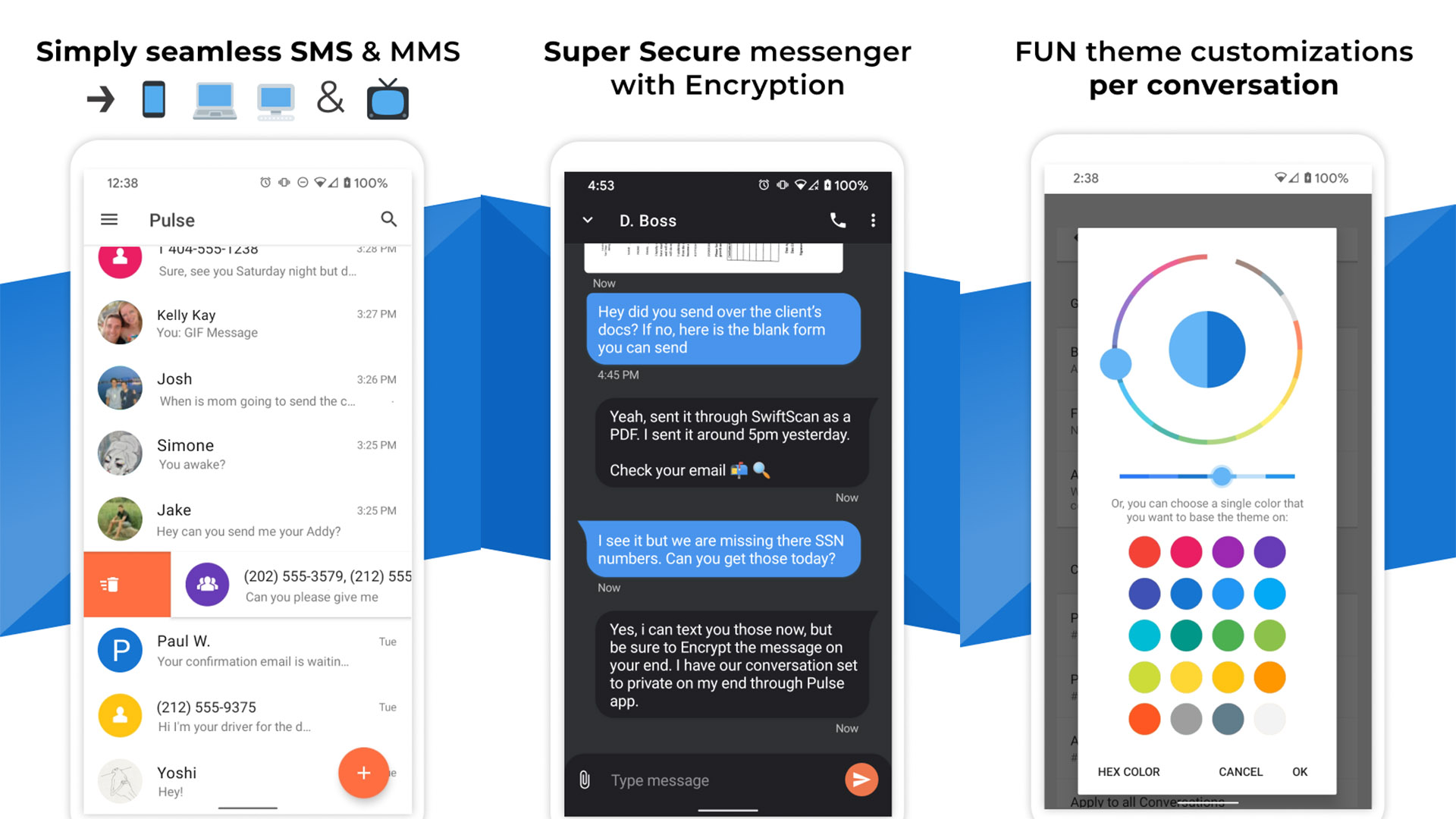Pulse SMS screenshot 2022