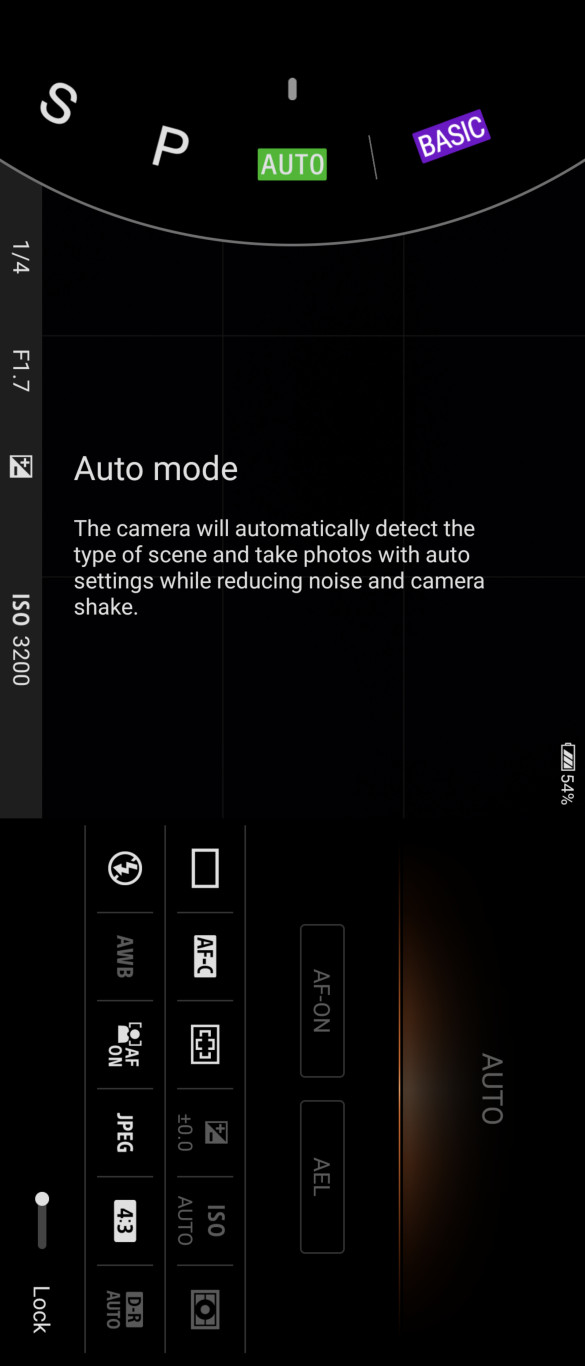 Sony Xperia 1 III pro camera app