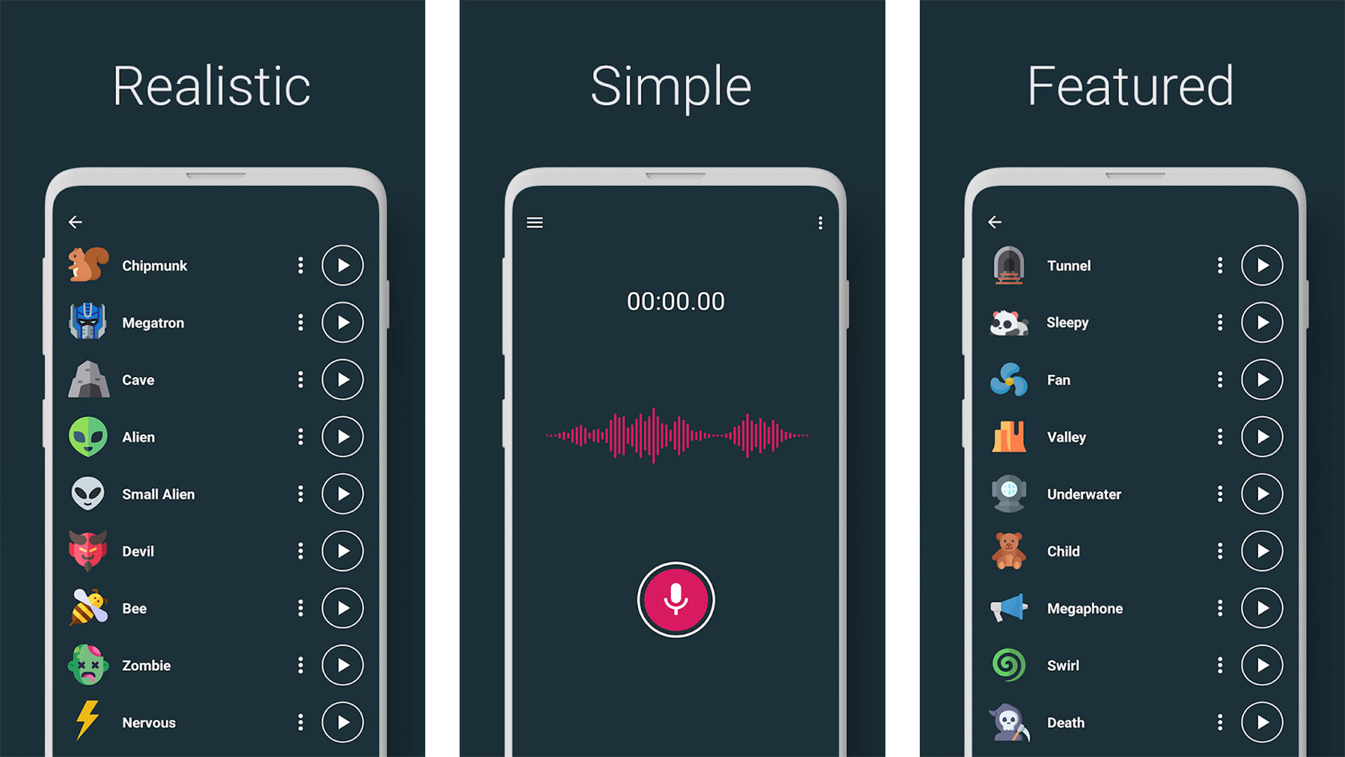 Voice Changer by OnePixel Studio screenshot 2022