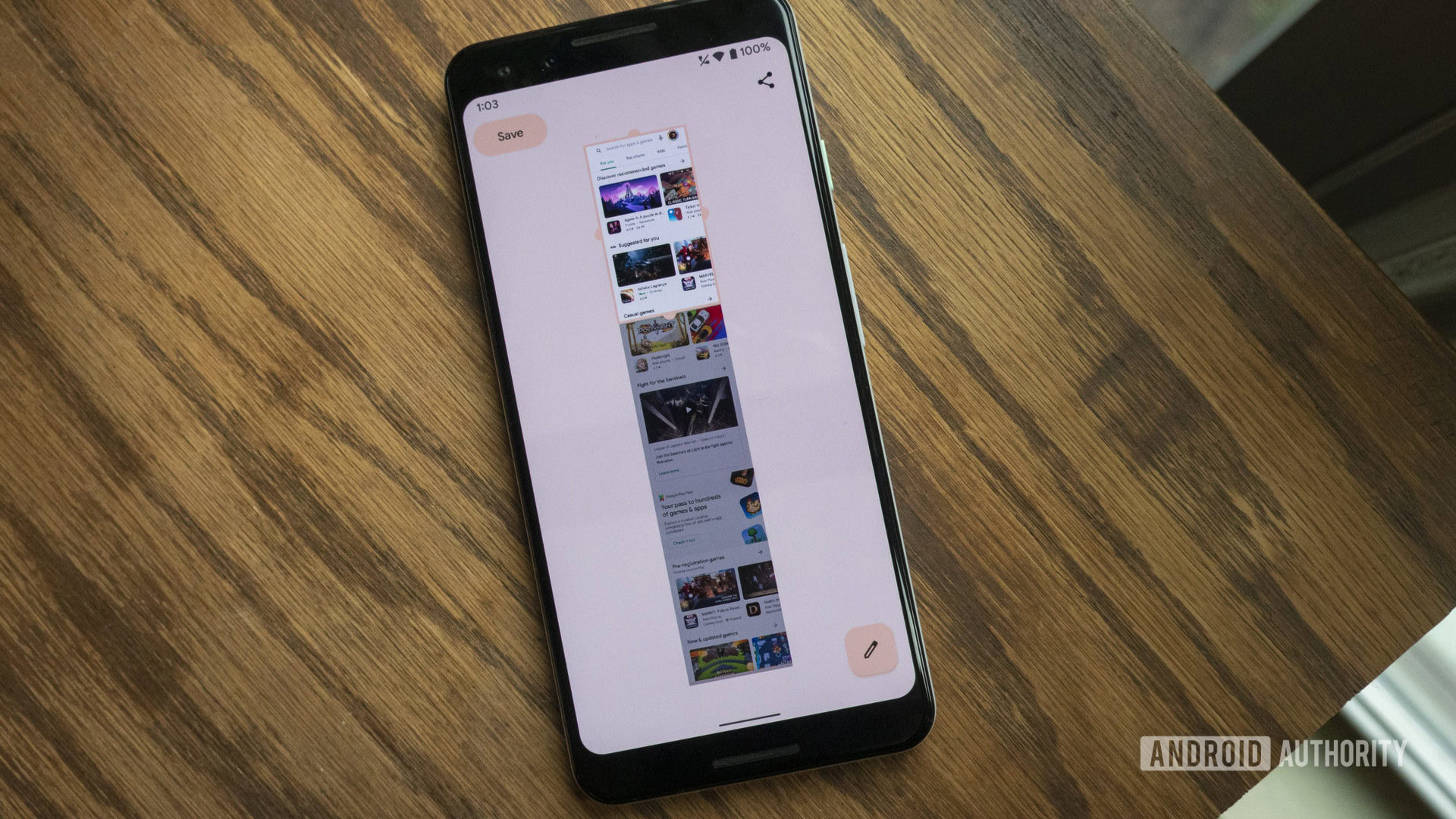 Mauve Fabrikant Panda Hands-on with Android 12's scrolling screenshot feature - Android Authority