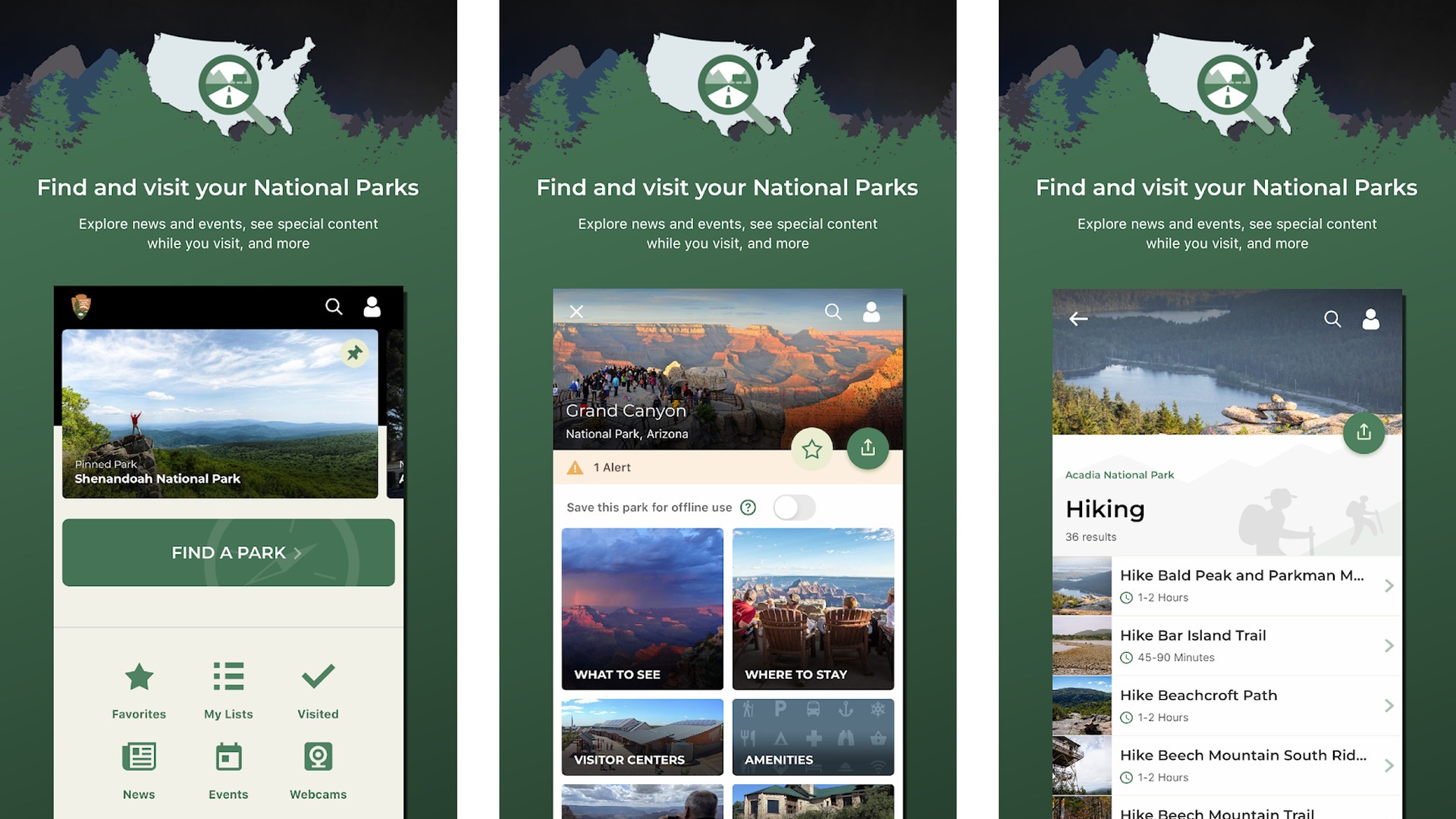 national parks service app