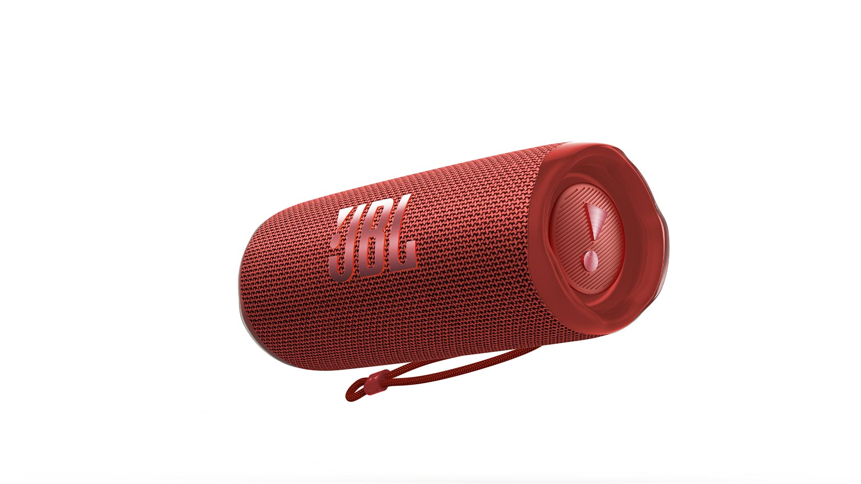 The JBL FLIP 6 in red against a white background.