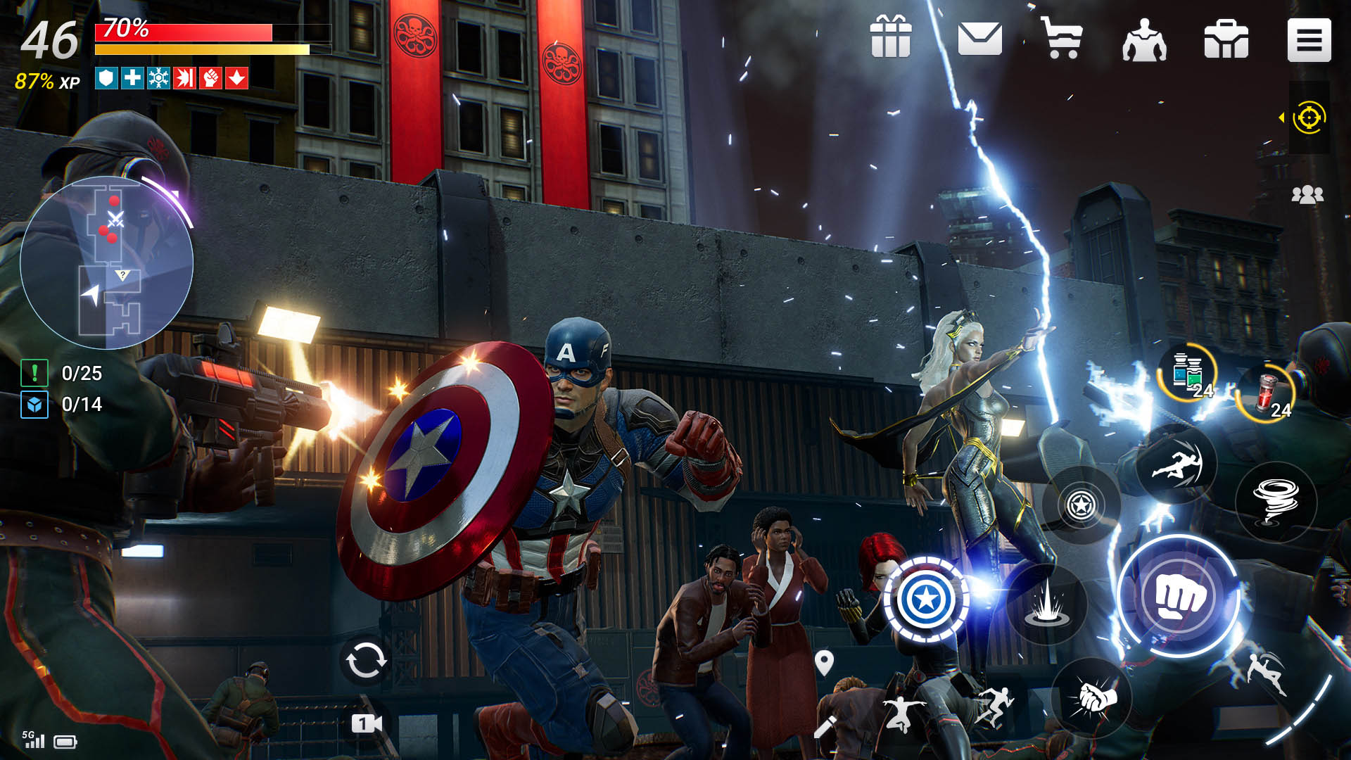 Android Apps Weekly Marvel Future Revolution screenshot