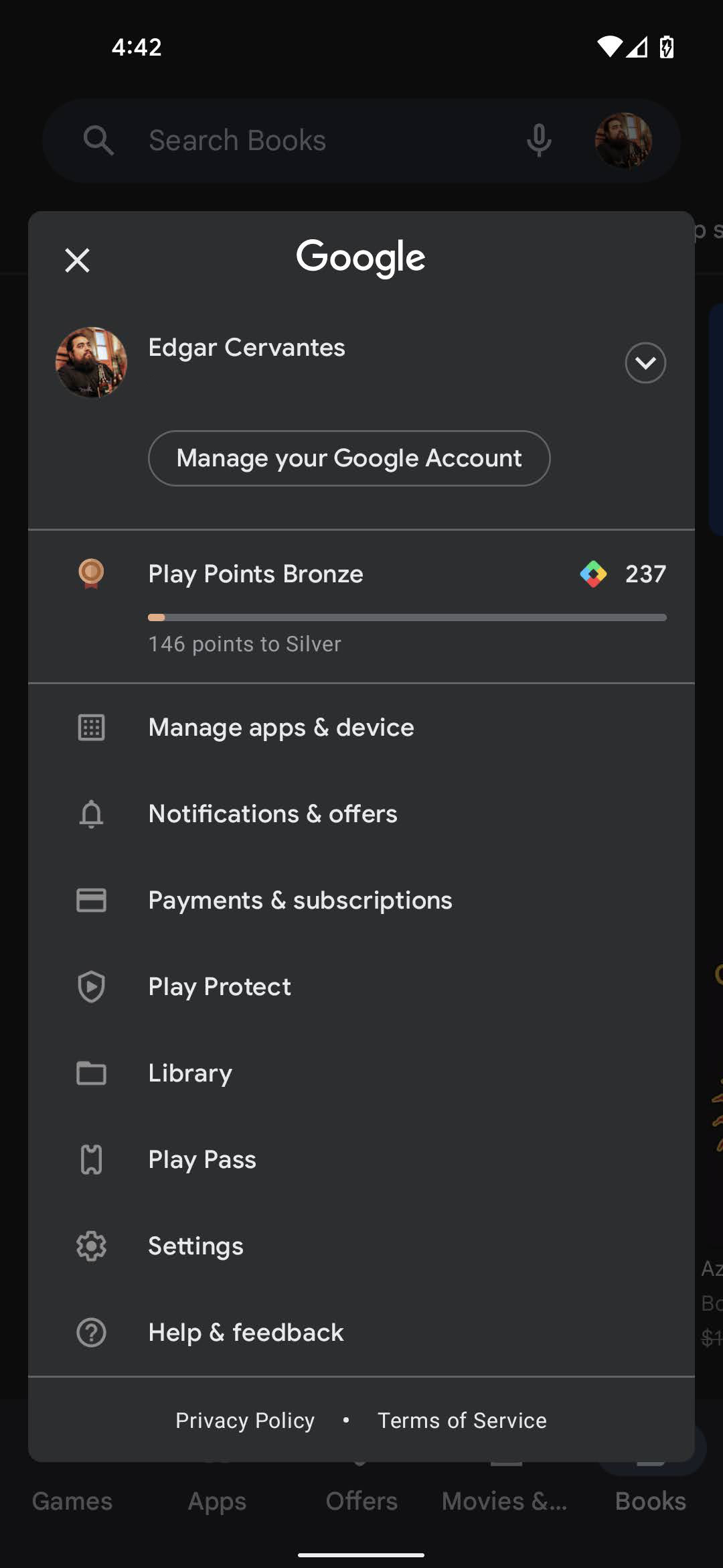 Activate Authentication for purchases on Google Play Store 1