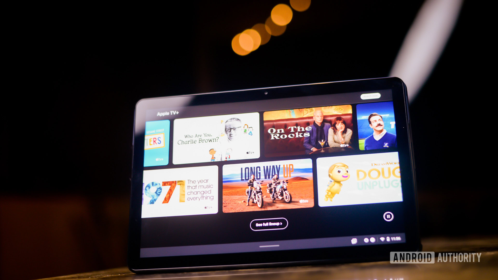 Apple TV Plus on a tablet display