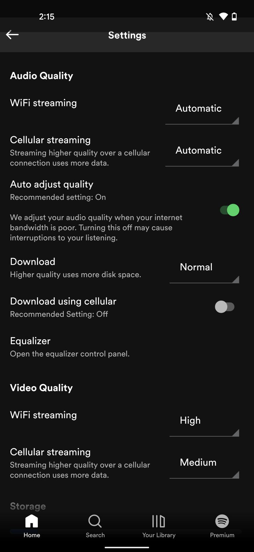 How to change audio quality on Spotify 2