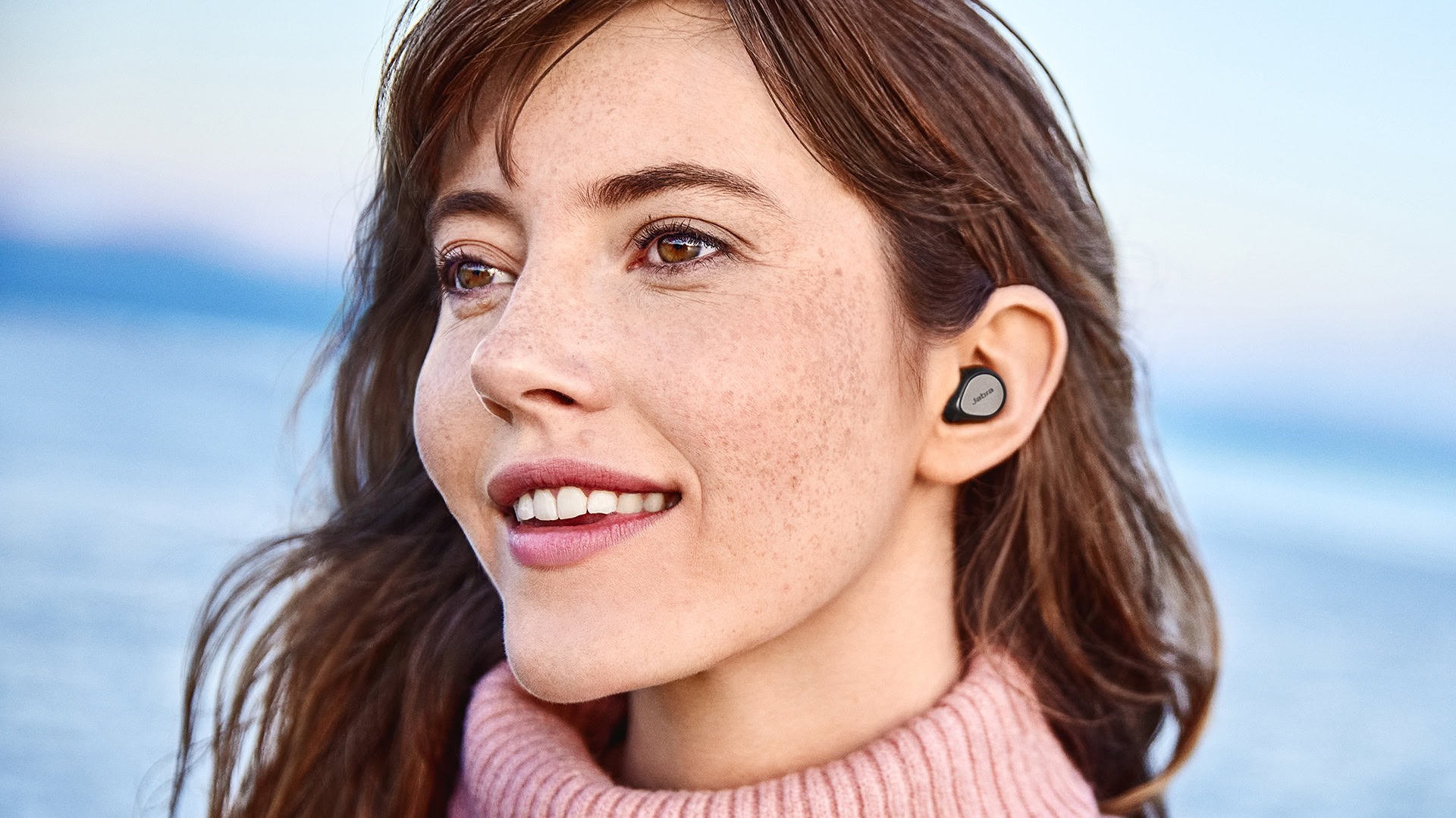 Jabra Elite 7 Pro Worn By Woman in Ear