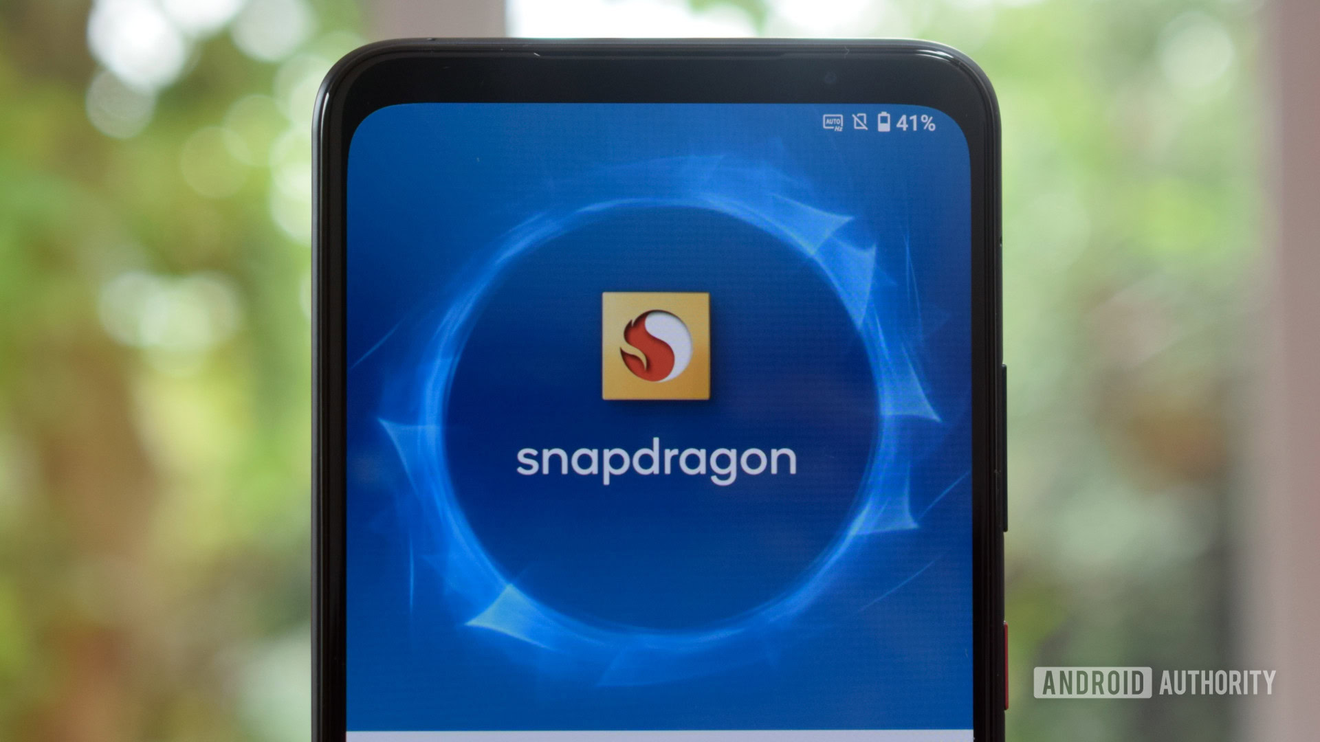 Qualcomm Smartphone logo on display