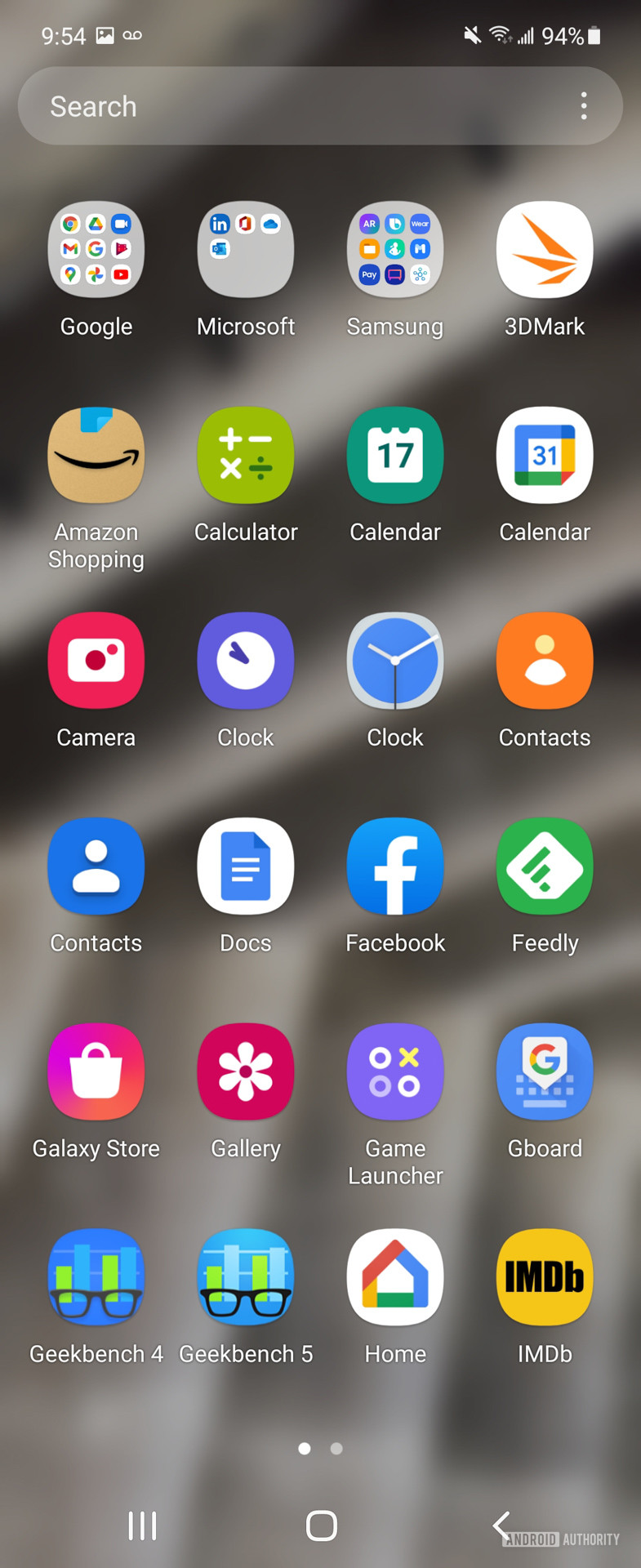 Samsung Galaxy Z Flip 3 One UI app drawer