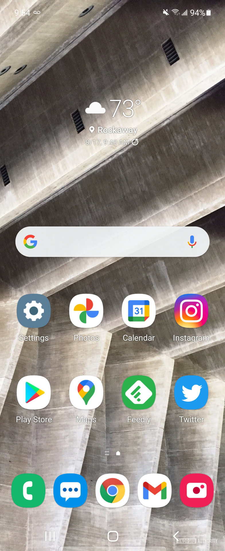 Samsung Galaxy Z Flip 3 One UI home screen
