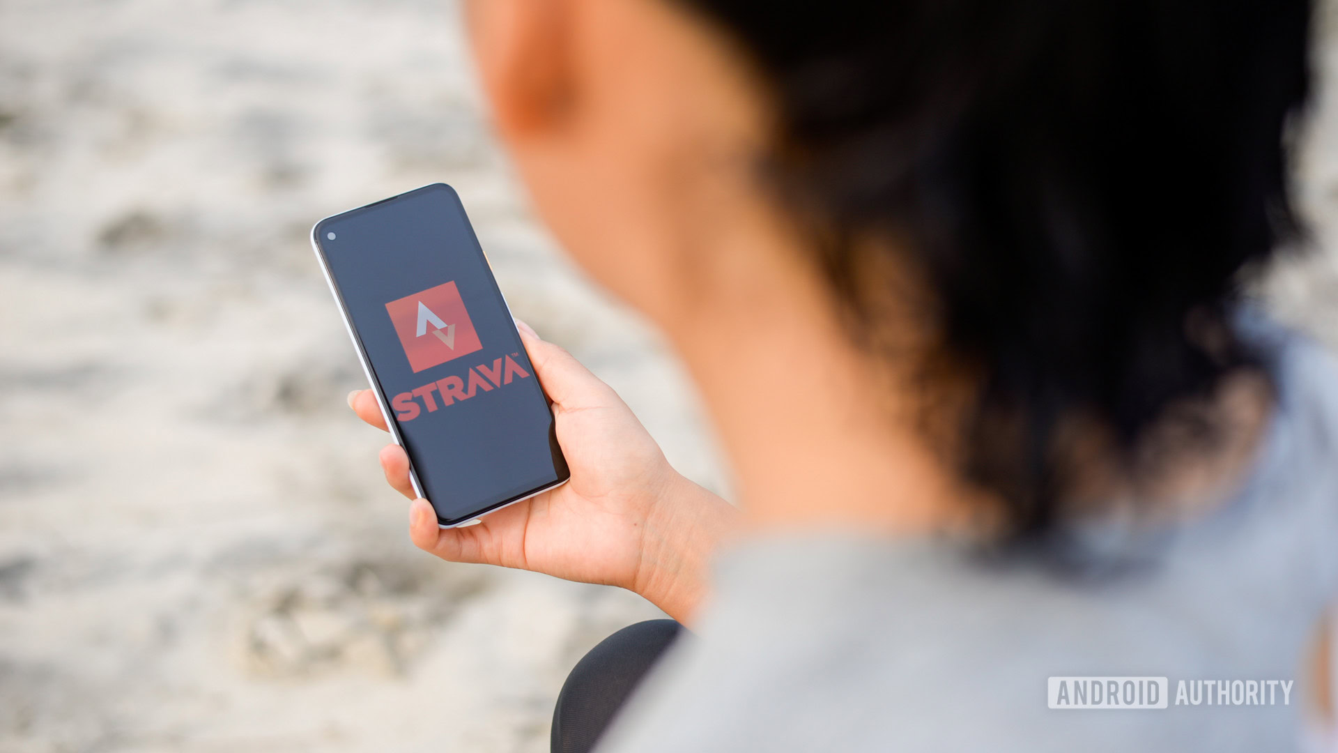 Strava fitness app stock image 2