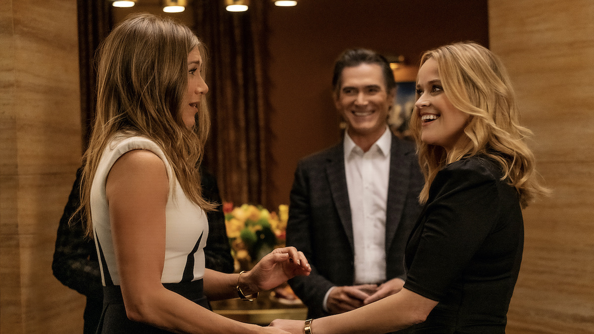 Jennifer Aniston and Reese Witherspoon reunite in The Morning Show season 2 on Apple TV Plus - shows like anatomy of a scandal