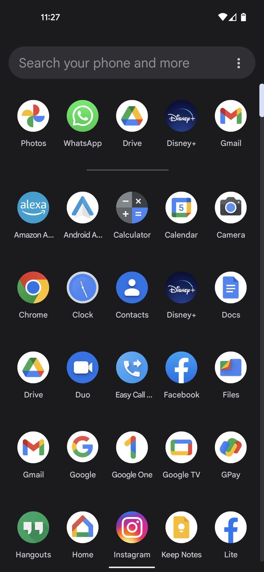 Uninstall apps from the app drawer 1