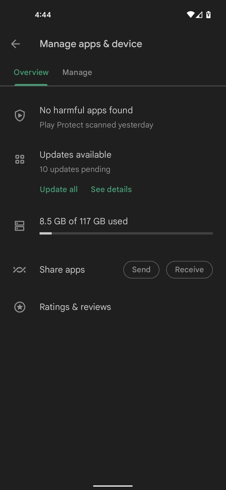 Uninstall apps on Google Play Store 2