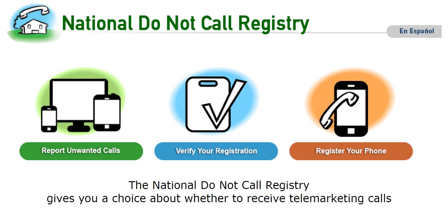 do not call registry