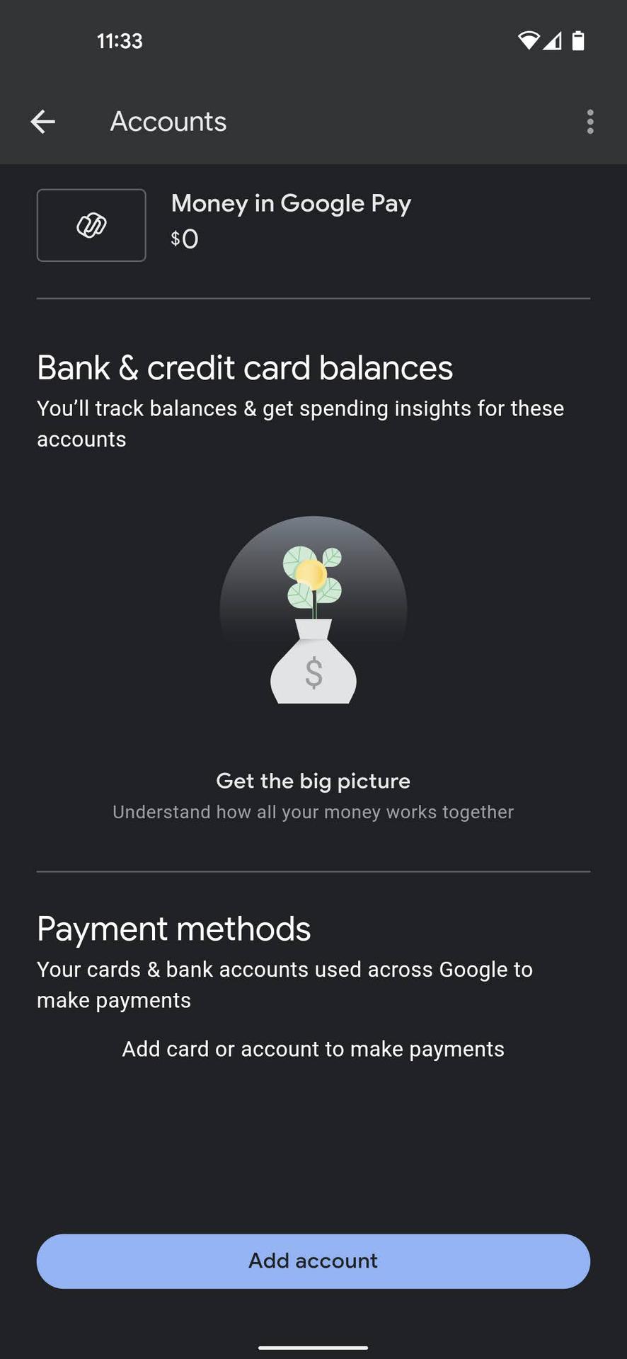 Add bank account to Google Pay 2