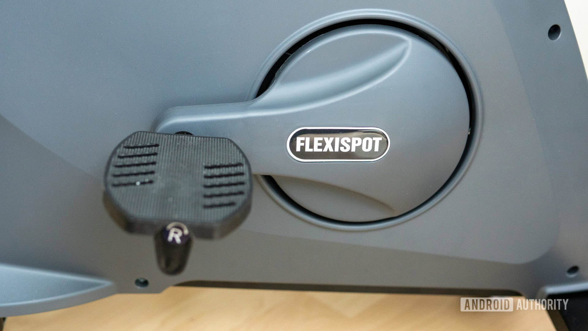 FlexiSpot Sit2Go Pro fitness chair desk cycle pedal closeup