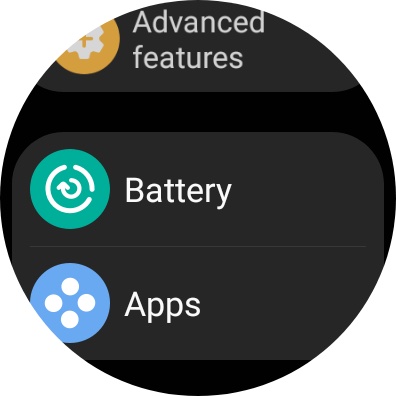 Galaxy Watch 4 Screenshot Setting Battery