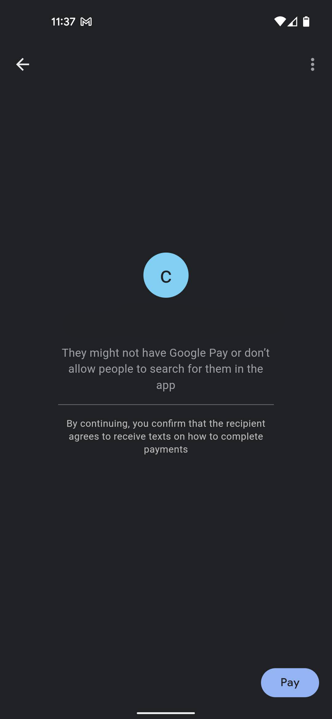 How to send money to friends on Google Pay 3