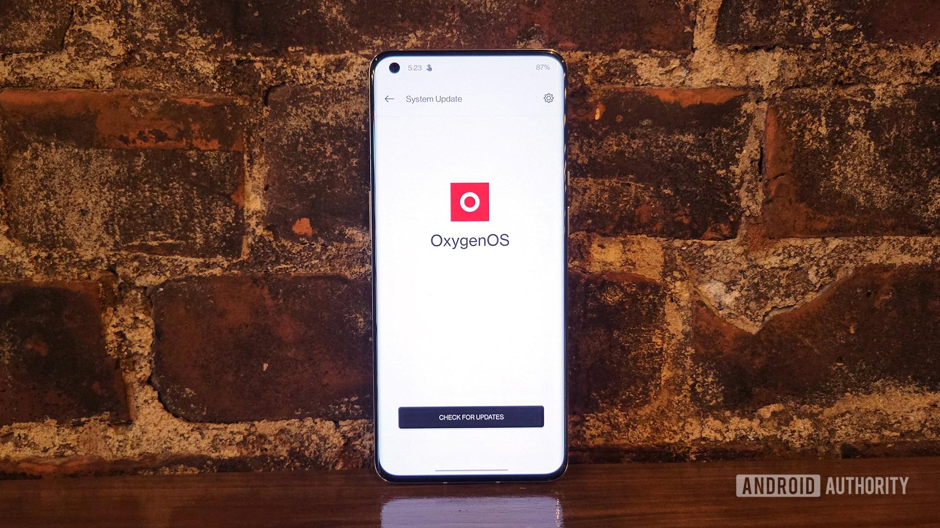Système d'exploitation OnePlus 9 Pro Oxygen
