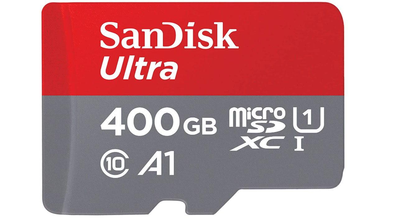 SanDisk 400GB Ultra MicroSD with Adapter Widget Image