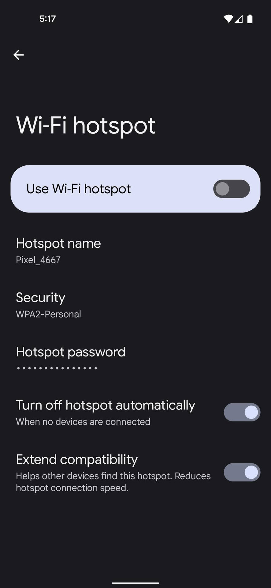 Set up Hotspot on Android 4