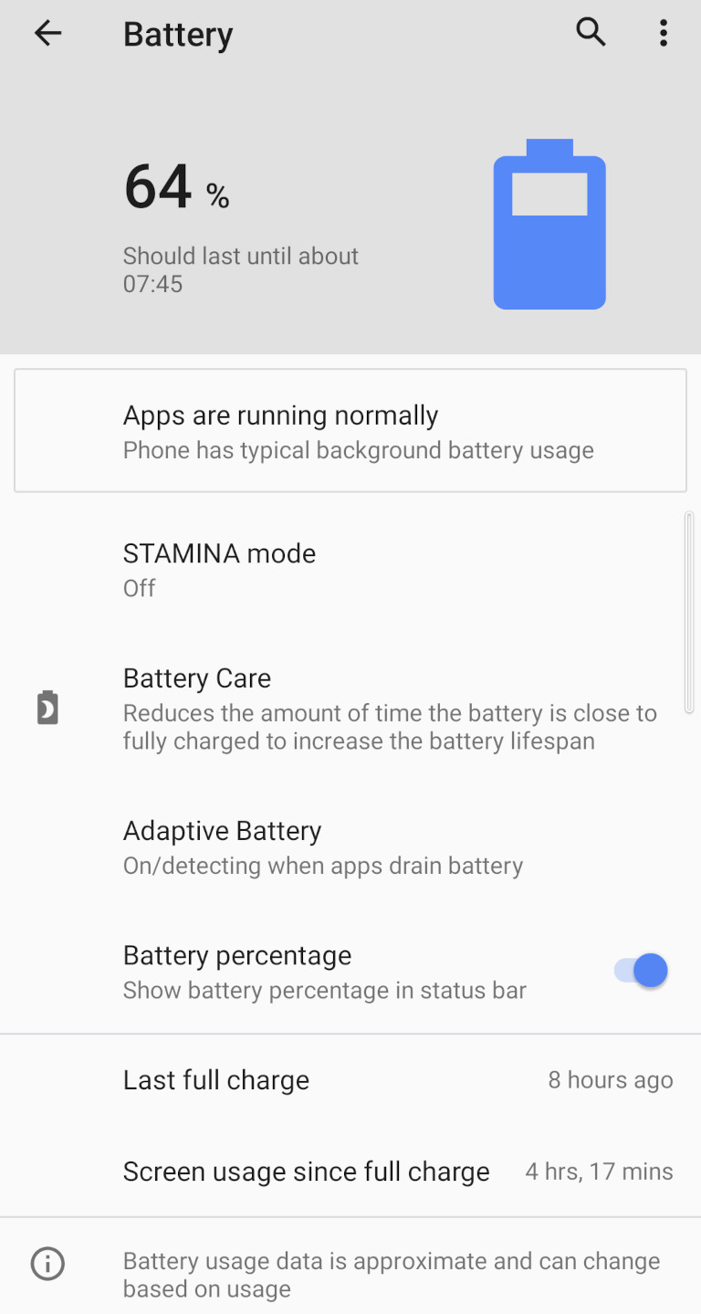Sony Xperia 5 III battery life web and video