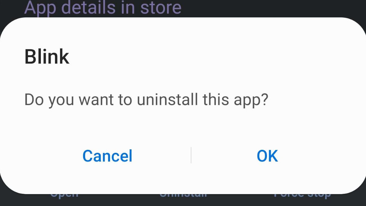 Uninstall this app